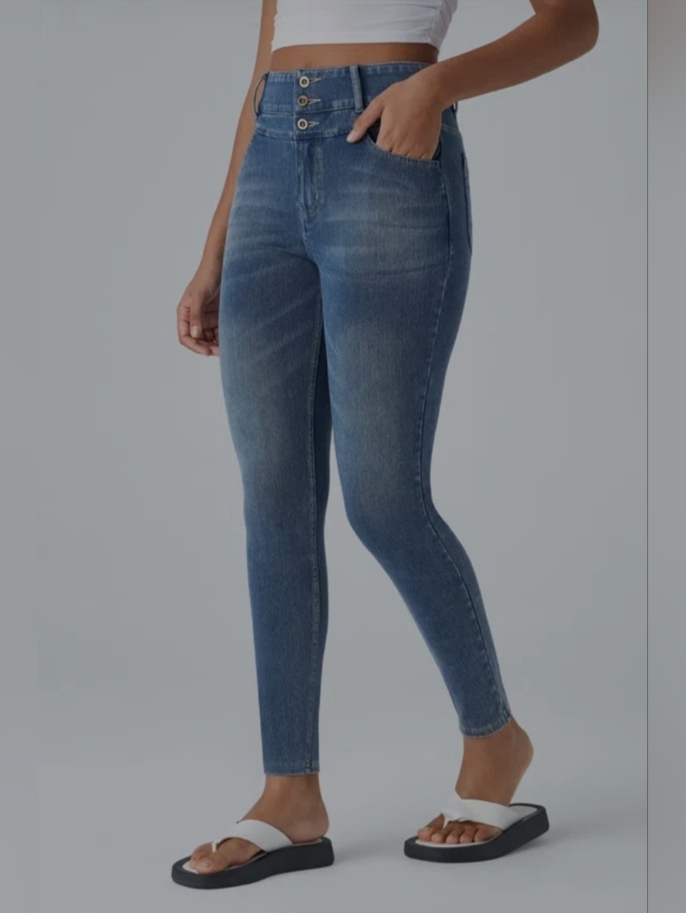 High Waisted Skinny Jeans